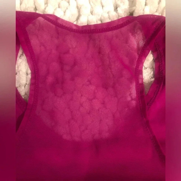 Free with purchase Sheer G-Sports Bling Teal/Fuchsia Tank Tops Small - Picture 9 of 9